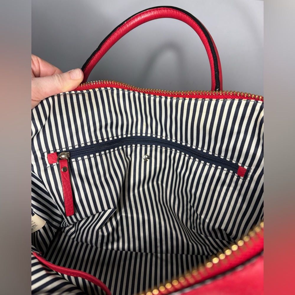 Kate Spade Red Leather Handbag - Picture 5 of 13